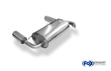 Endschalldämpfer Ausgang rechts/links - 1x100 Typ 16 rechts/links passend für: Ford Kuga I - (2008-2012) Diesel